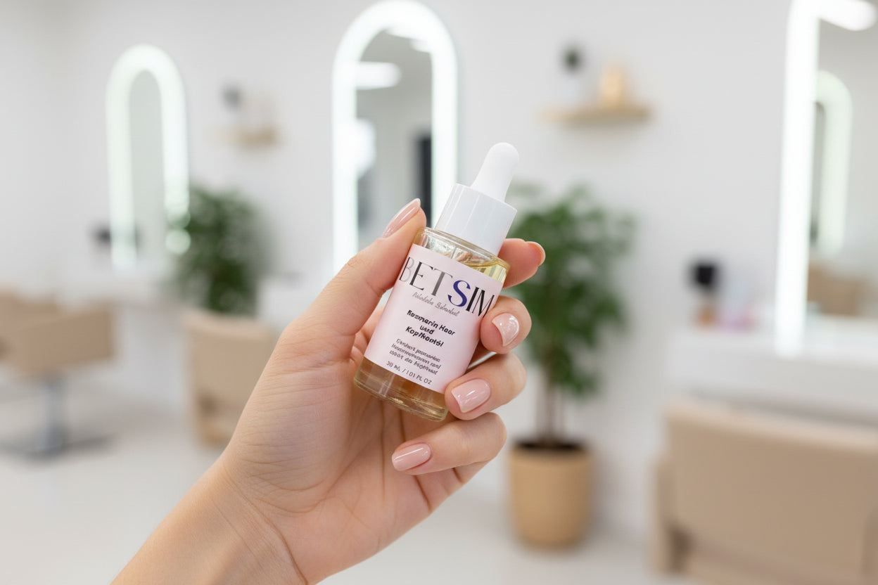 Haar-Pflege Set | Premium Bürste + Rosmarin-Öl