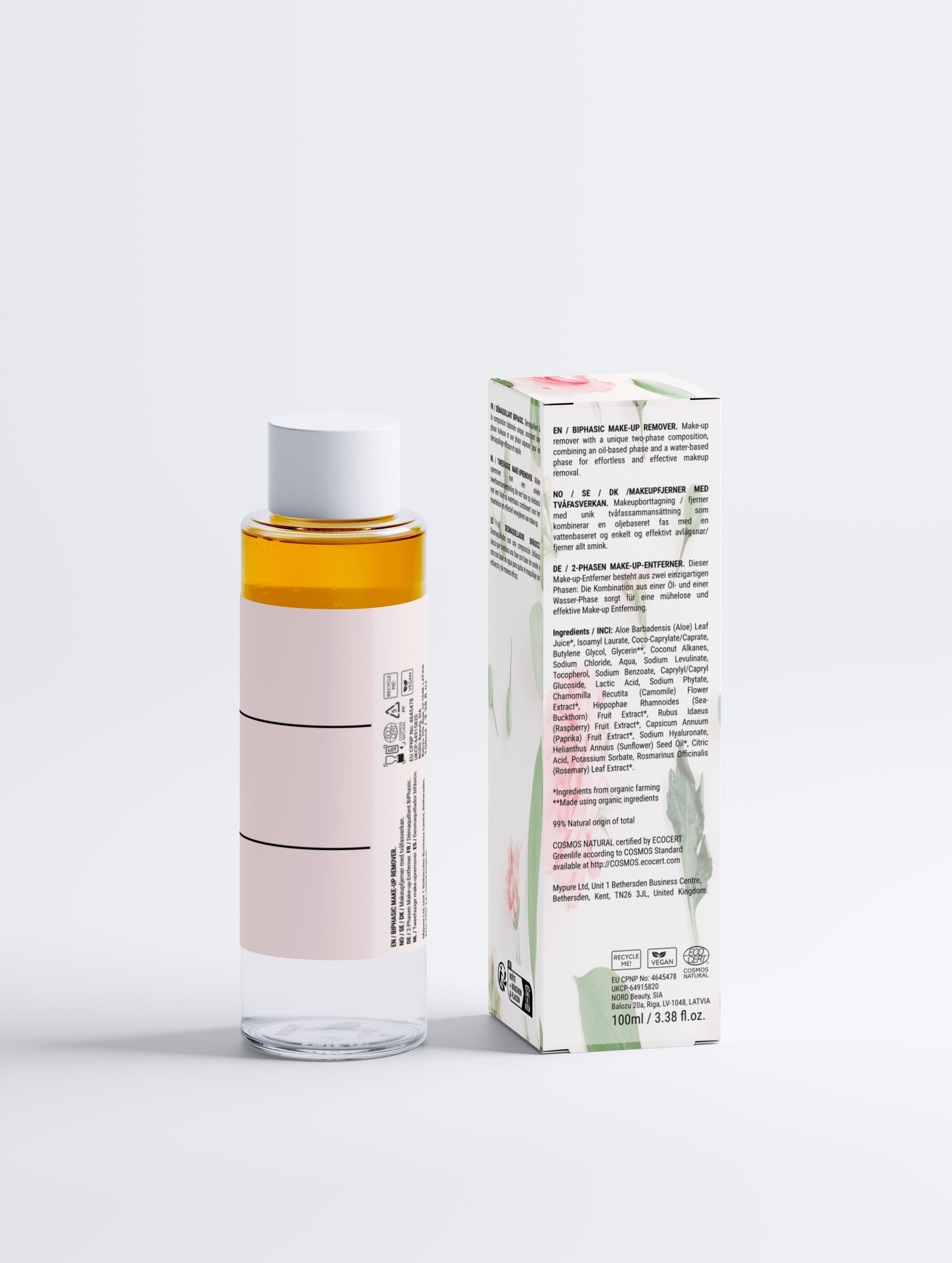 Zweiphasiger Make-up-Entferner, parfümfrei