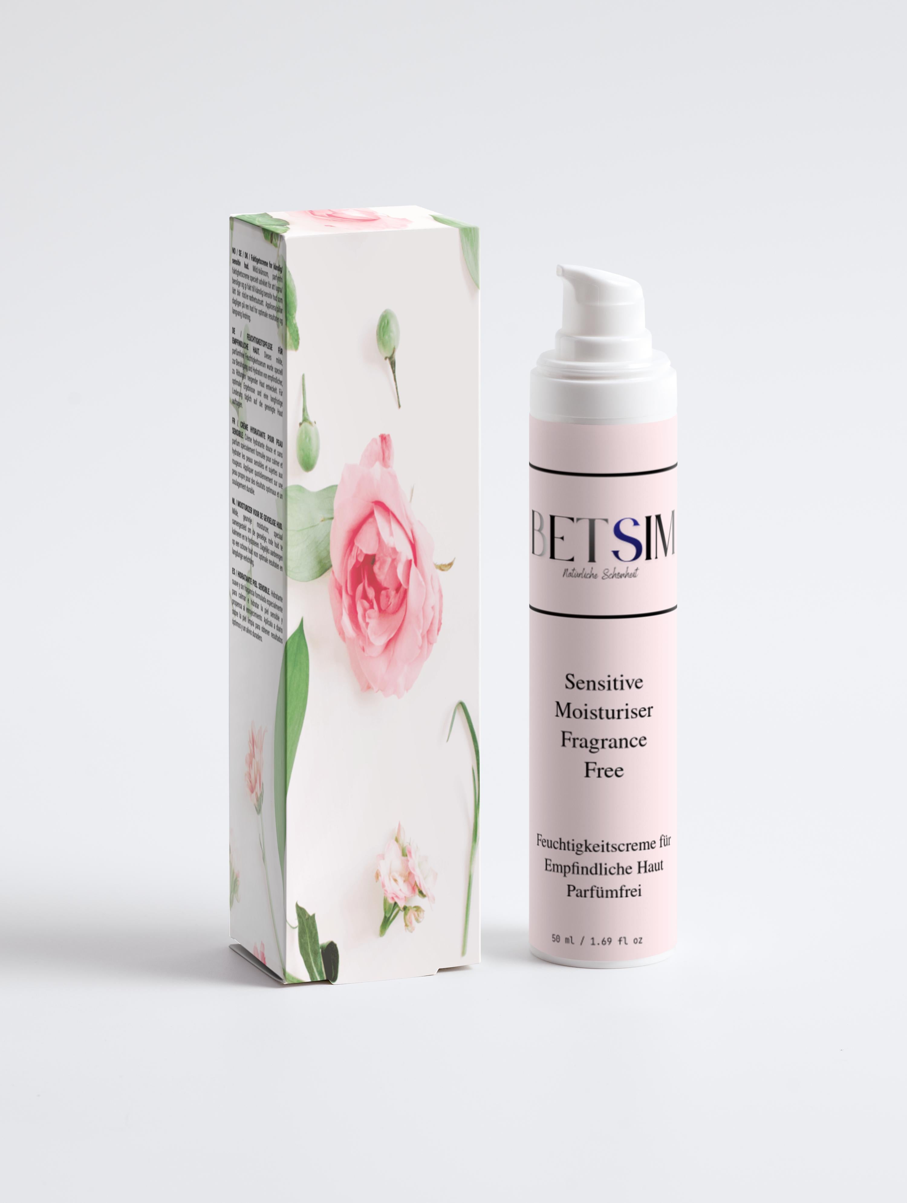 Feuchtigkeitscreme für empfindliche Haut, parfümfrei